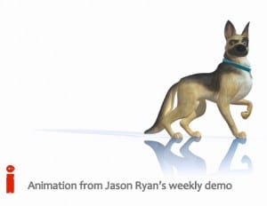 iAnimate dog - cartoon doberman 