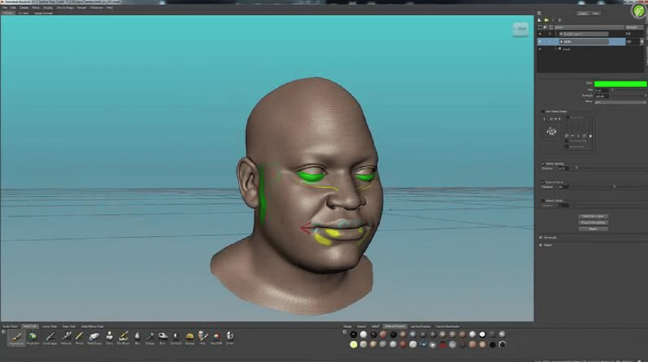 Rigging Dojo Face Modeling Topo 2
