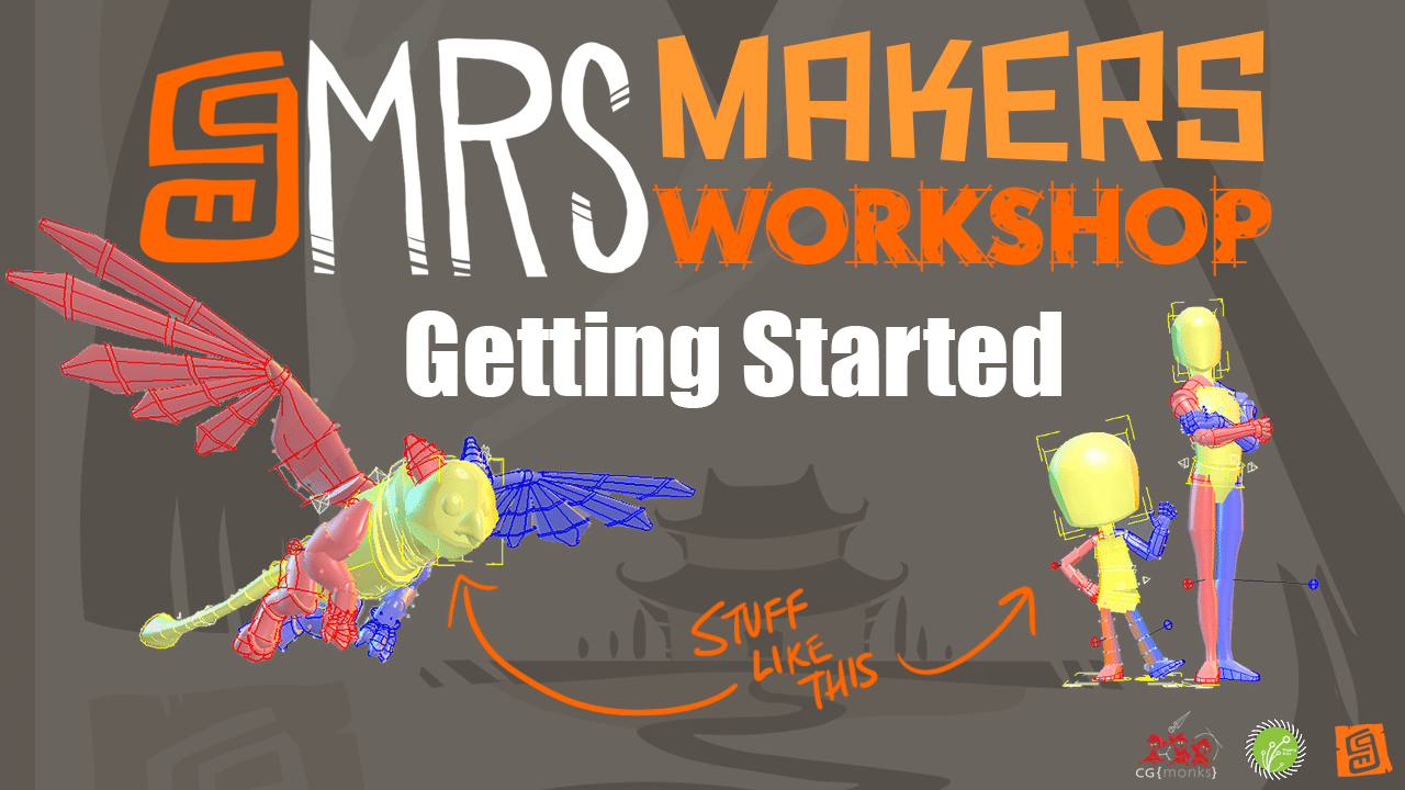 Auto rig system for Maya MRS from CGMonastery